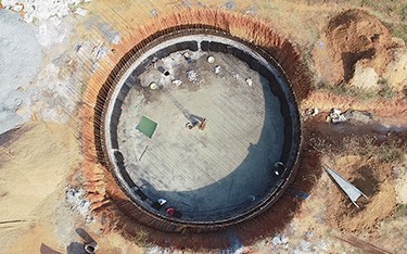 Developing Water Tank Infrastructure at USM Infra Go Ranch Farm Plots