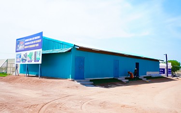 Drip irrigation system control room at USM Infra Go Valley, Salvapur, Hyderabad