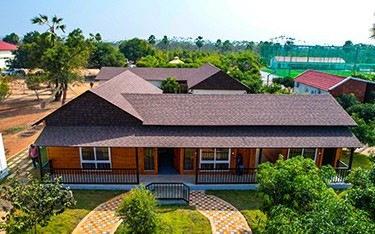 USM Infra Go Ranch Resort features Marigold Cottages in Sandalwood Farm